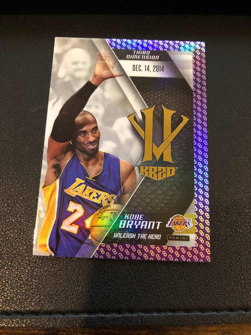 2015-16 Kobe Bryant - Third Dimension Blue Holo